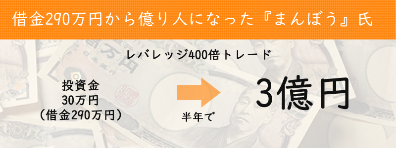 借金290万円から億り人になった『まんぼう』氏