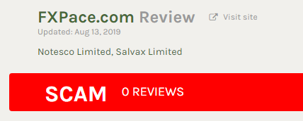 FXPaceはFPAでSCAM認定されている