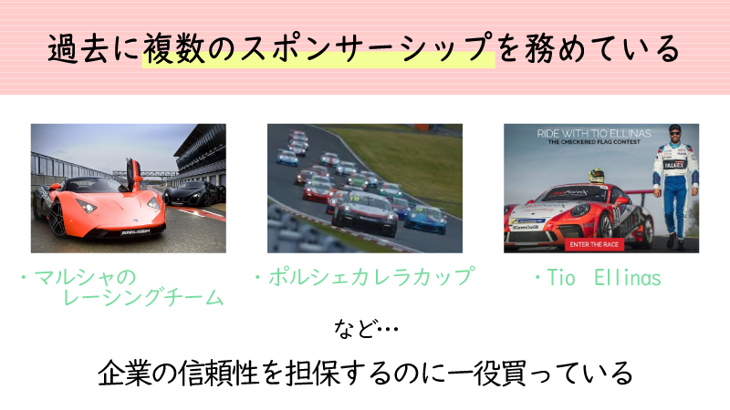 HotForexは複数のスポンサー契約の実績あり
